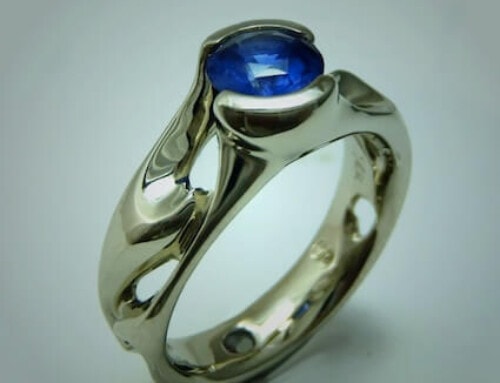 Sapphire Wave Ring